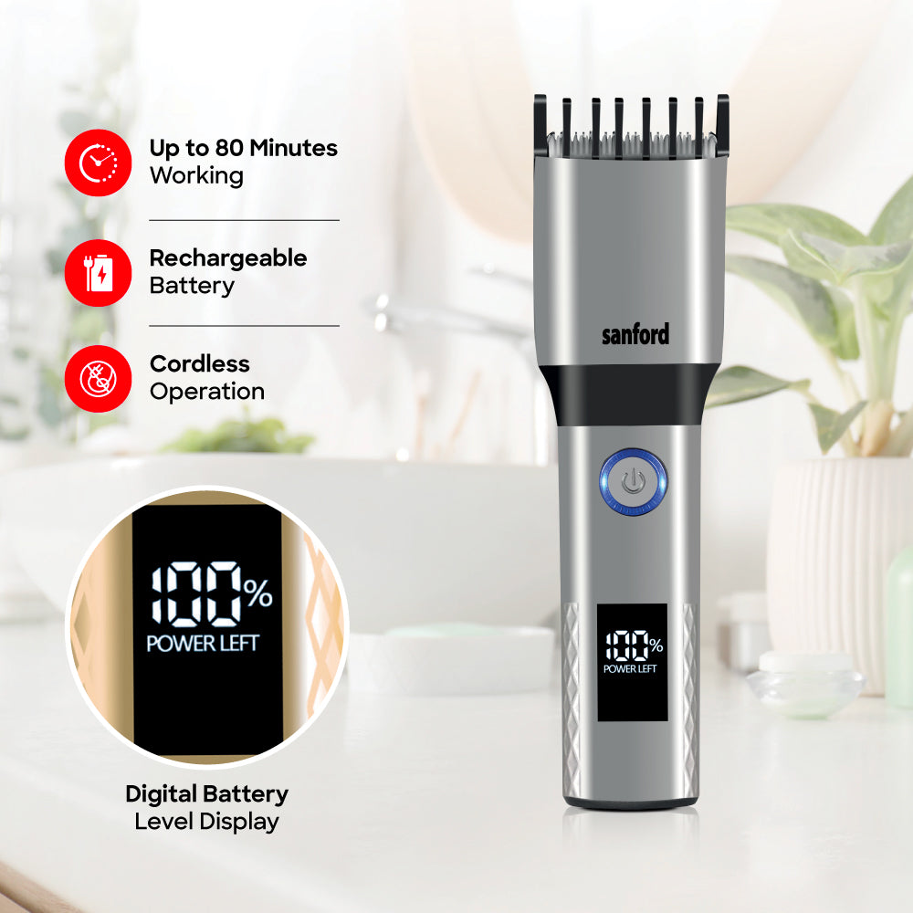 Sanford Rechargeable Cordless Digital Hair Trimmer | SF1953HC