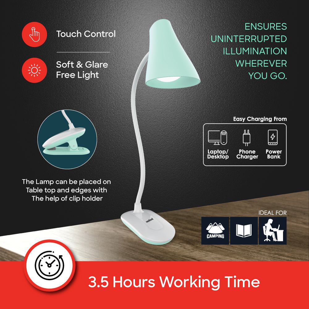 Sanford Rechargeable LED Table Study Lamp | SF3800DL