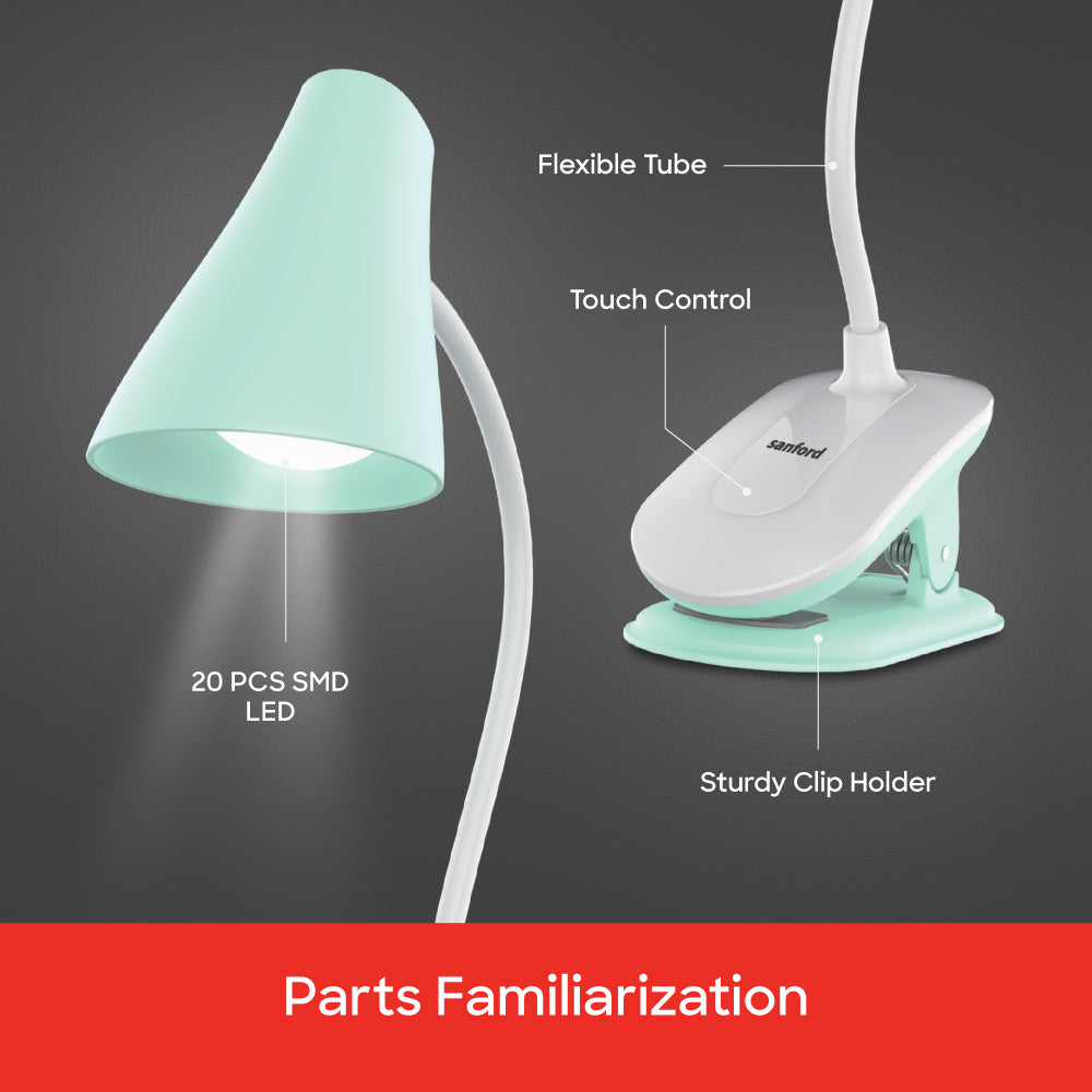 Sanford Rechargeable LED Table Study Lamp | SF3800DL