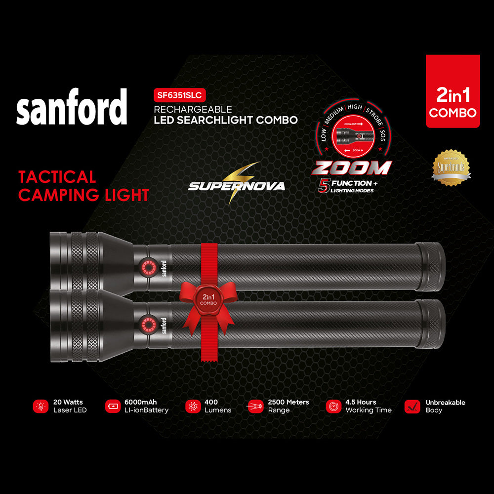 SF6351SLC - Zoom Searchlight (2pcs) - My Store