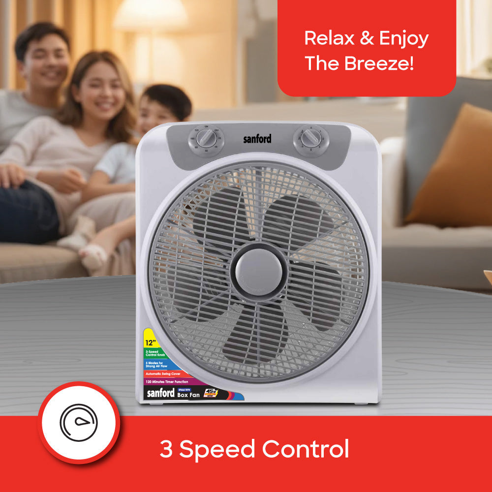 Sanford 12 inch Box Fan | SF6661BFN