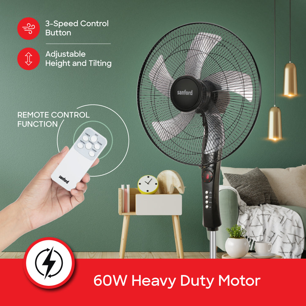 Sanford 16 inch 5 blade Stand Fan | SF901SFN
