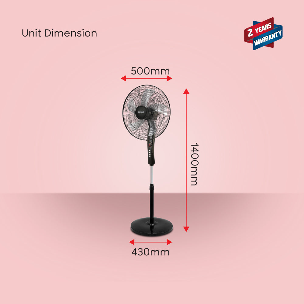 Sanford 16 inch 5 blade Stand Fan | SF901SFN
