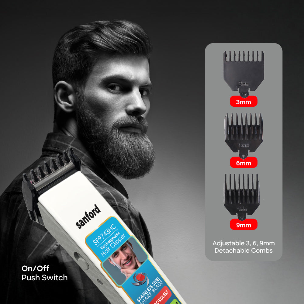 Sanford Rechargeable Cordless Hair Trimmer | SF9743HC