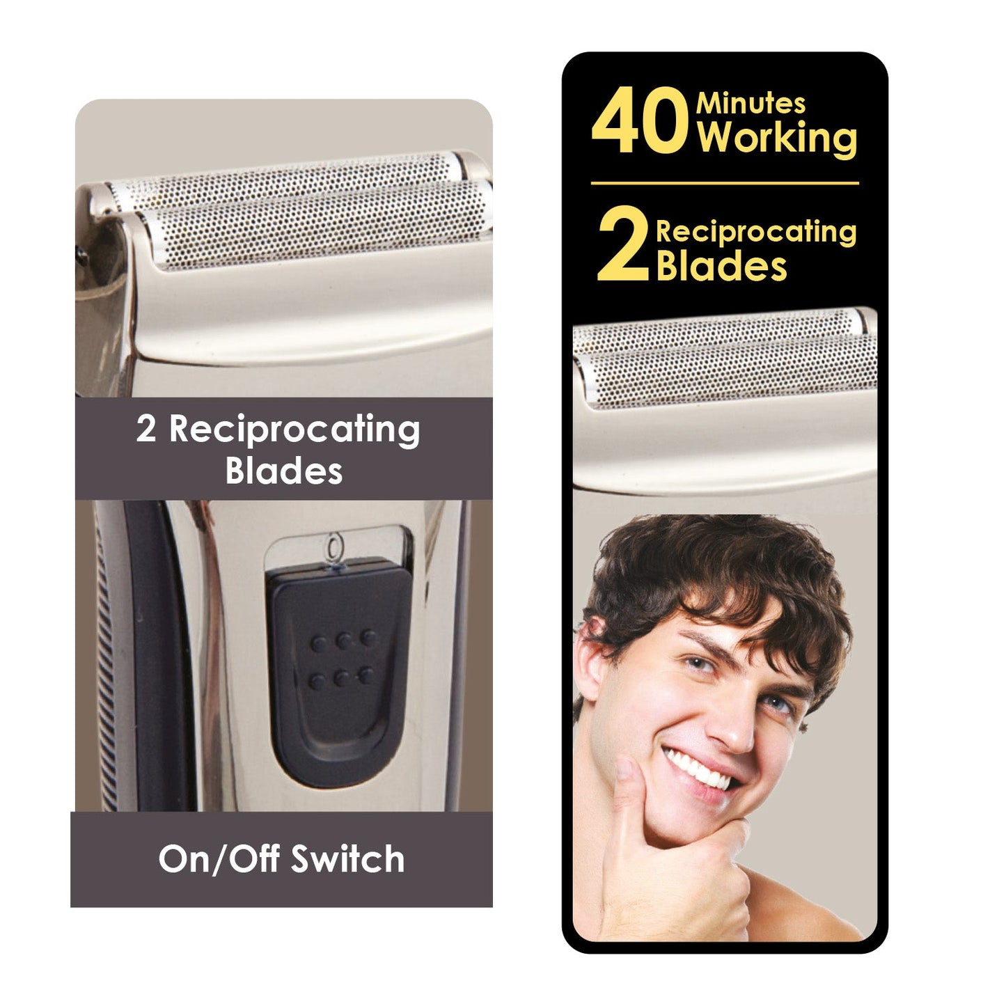 SF9808MS - Rechargeable Men Shaver - My Store