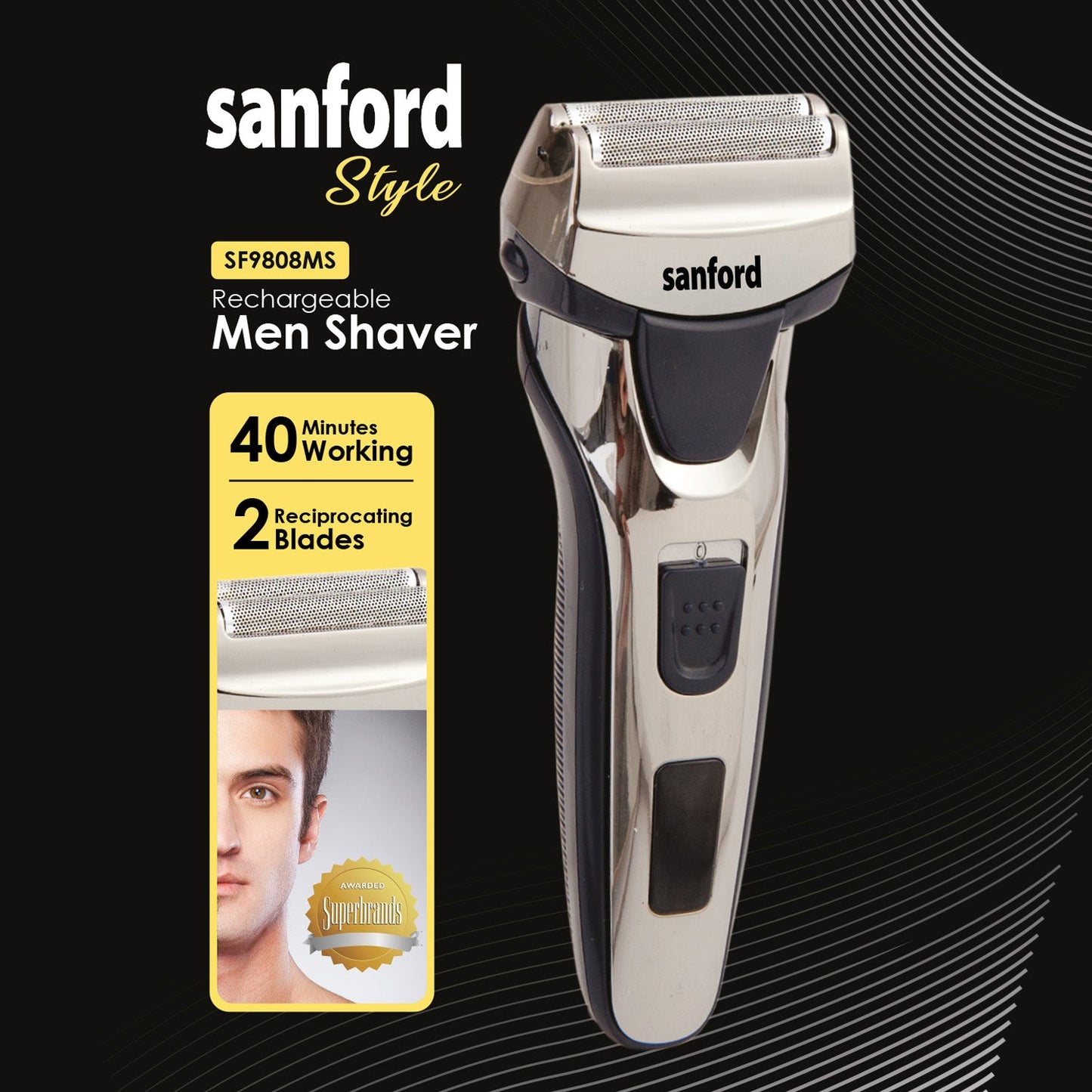 SF9808MS - Rechargeable Men Shaver - My Store
