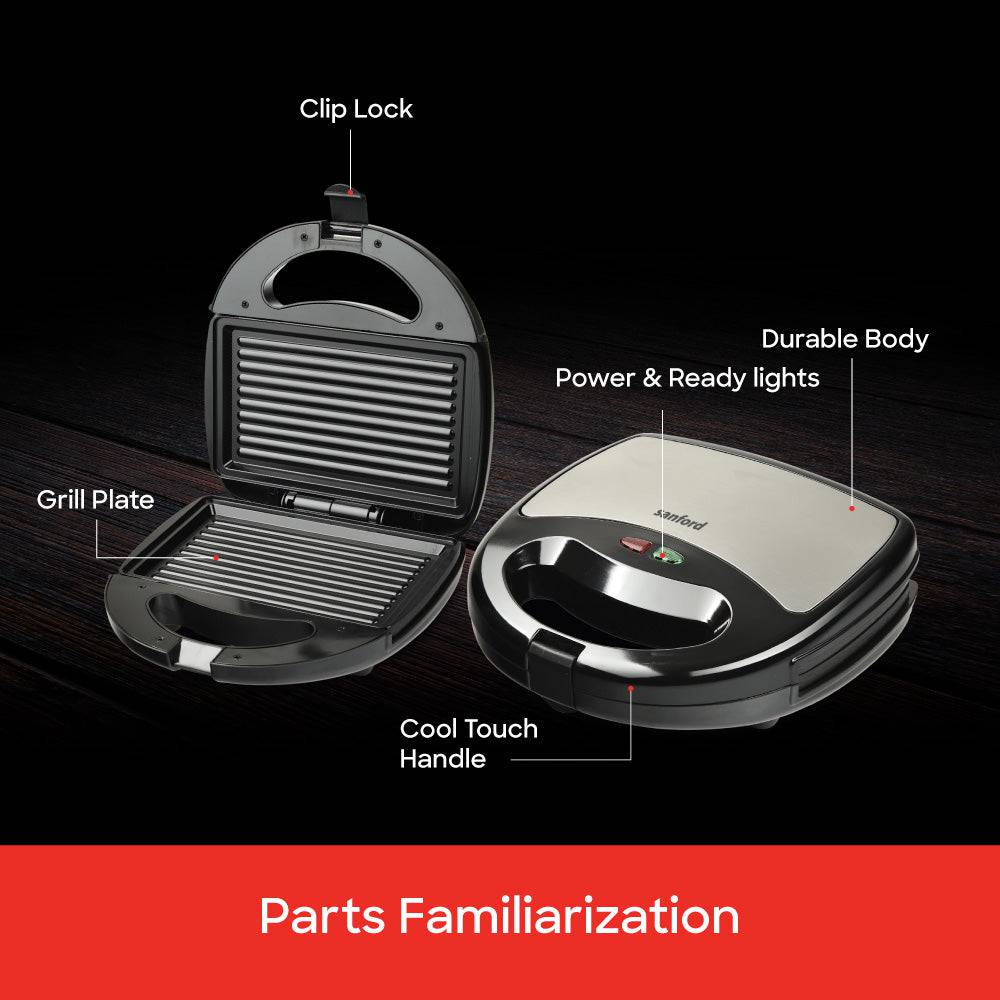 Sanford Grill Sandwich Toaster | SF9920GT - SANFORD MIDDLE EAST DWC L.L.C