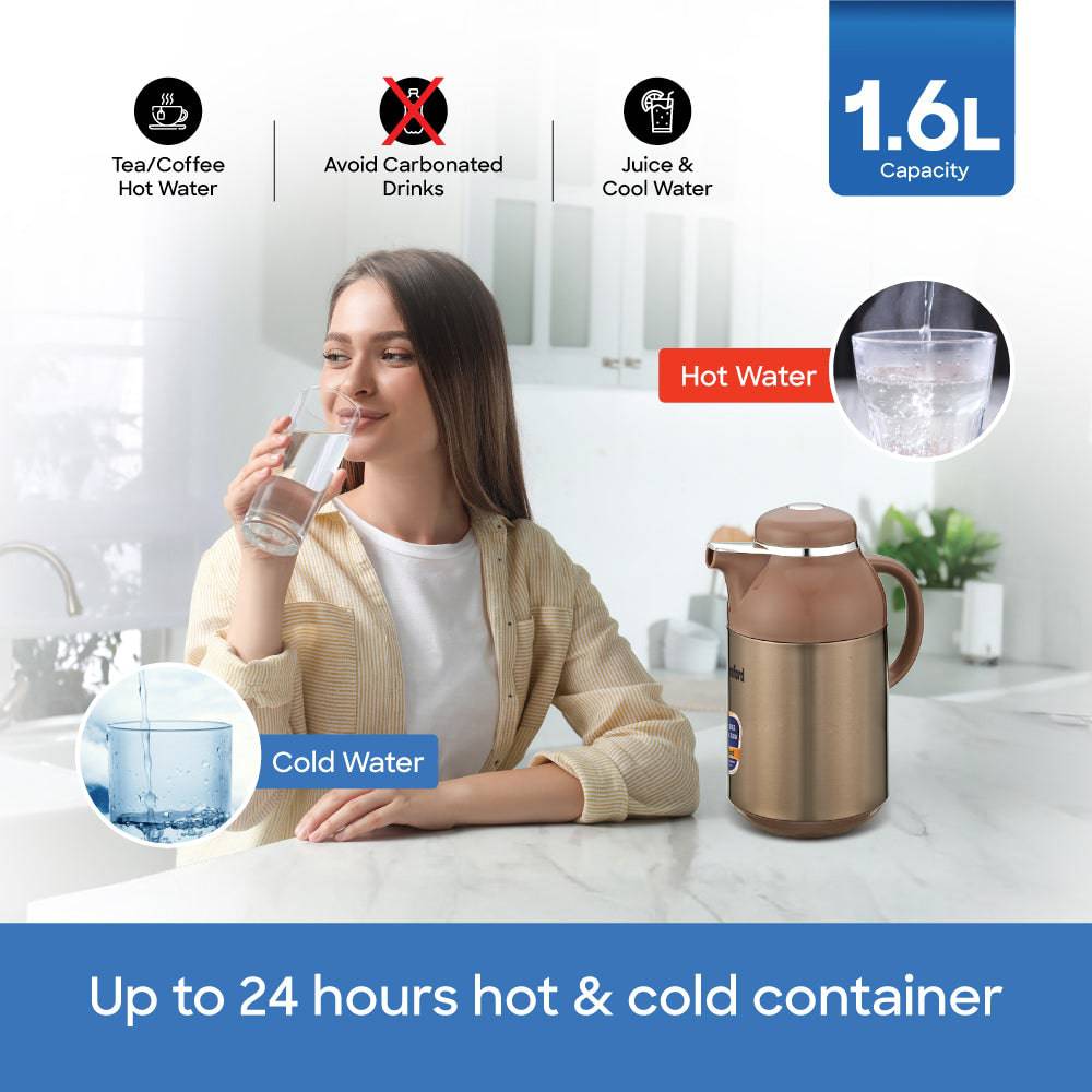 Sanford 1.6L Double Glass Liner Vacuum Flask | SF10517VF - SANFORD MIDDLE EAST DWC L.L.C