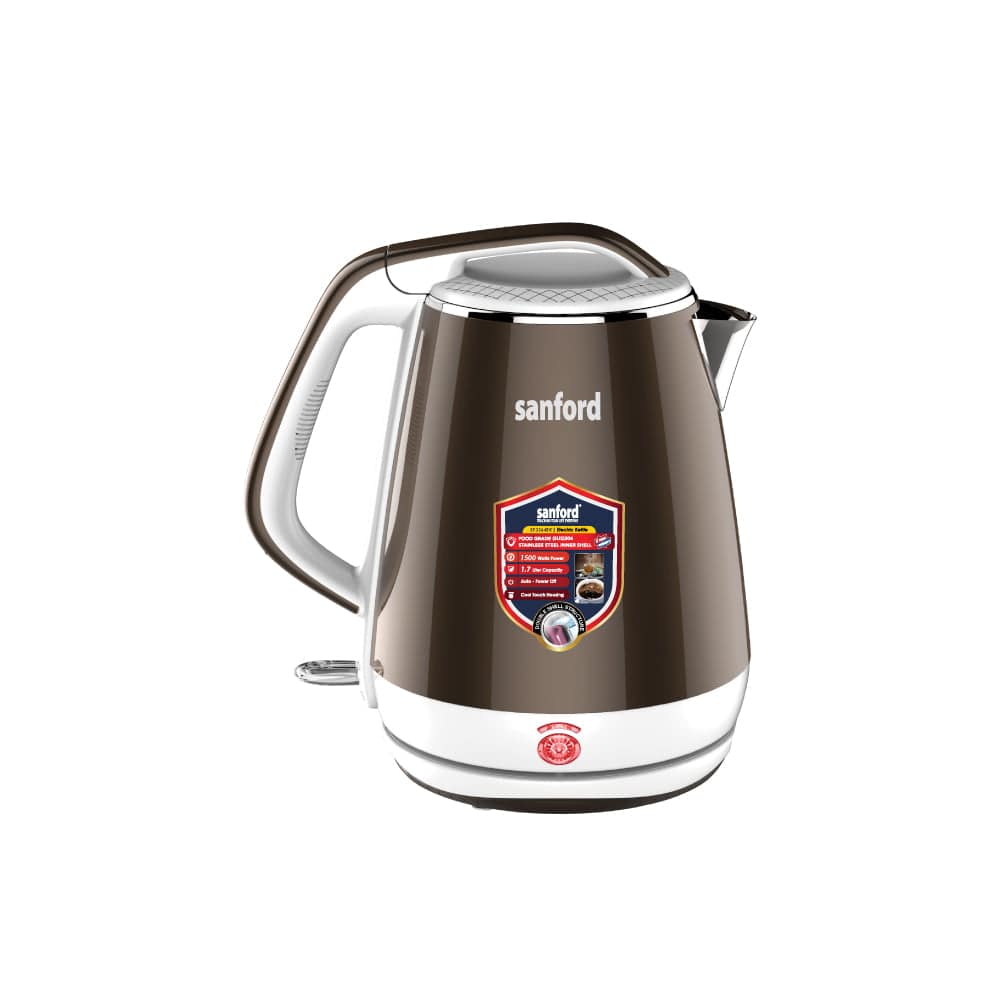 Sanford 1.7 L Double Layer Cordless Electric Kettle | SF3364EK - SANFORD MIDDLE EAST DWC L.L.C