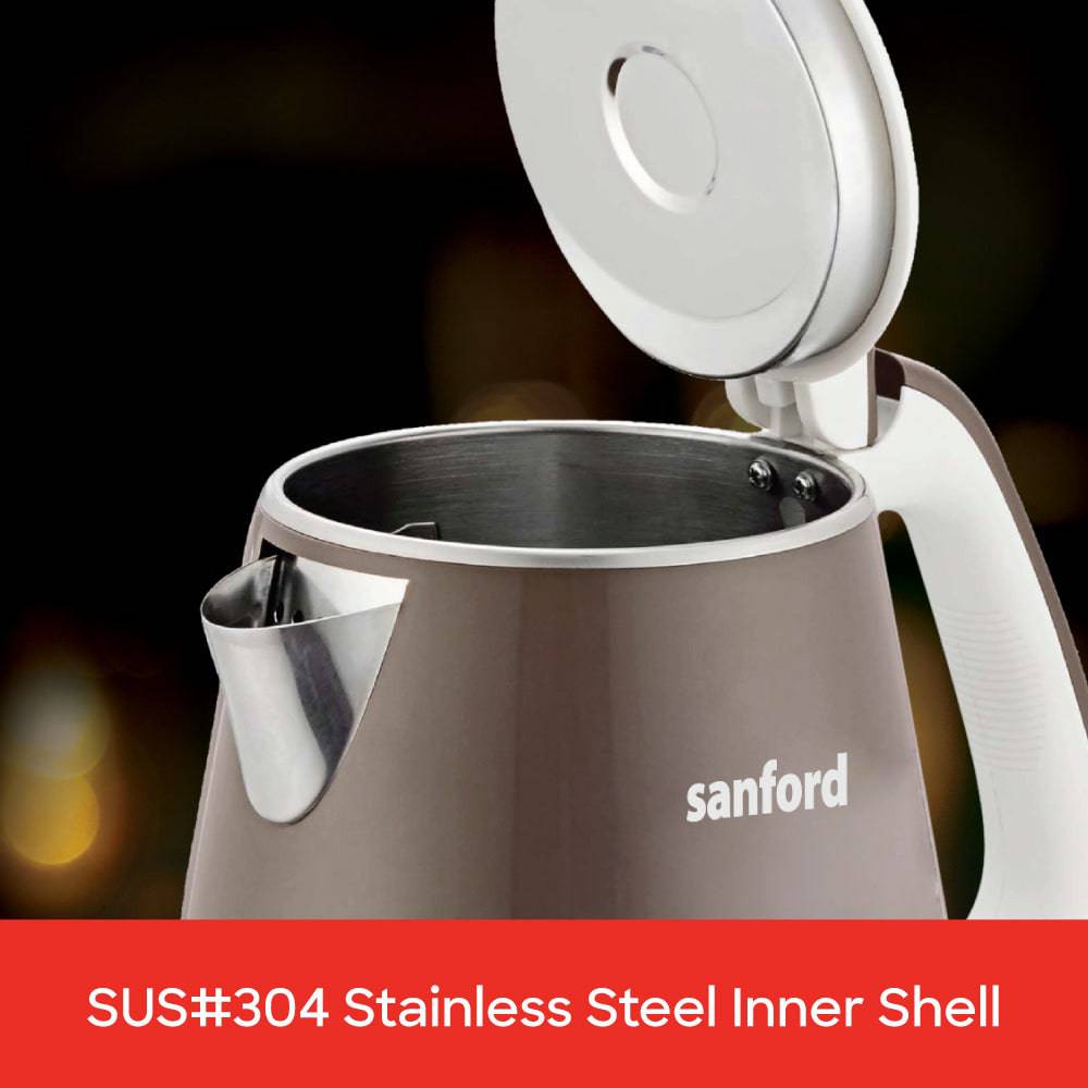 Sanford 1.7 L Double Layer Cordless Electric Kettle | SF3364EK - SANFORD MIDDLE EAST DWC L.L.C