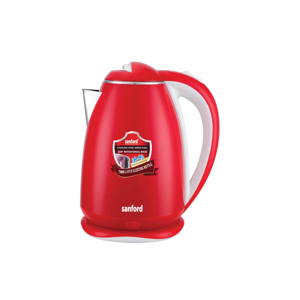 Sanford 1.8 L Double Layer Cordless Electric Kettle | SF1880EK - SANFORD MIDDLE EAST DWC L.L.C
