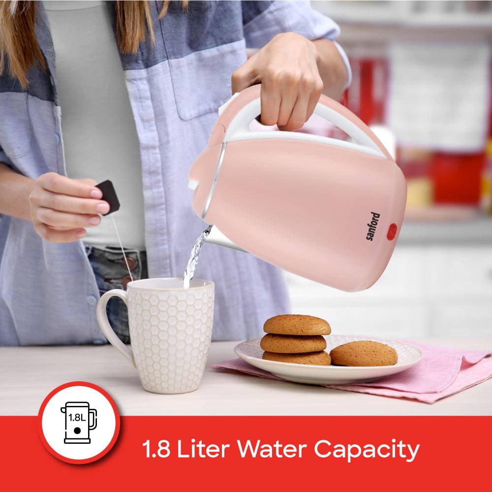 Sanford 1.8 L Double Layer Cordless Electric Kettle | SF1880EK - SANFORD MIDDLE EAST DWC L.L.C