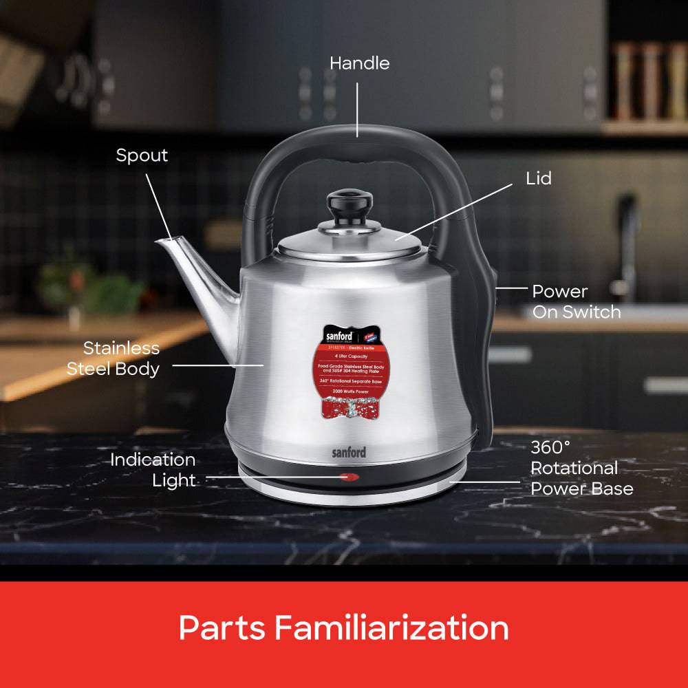 SF1857EK - 4.1L Electric Kettle - SANFORD MIDDLE EAST DWC L.L.C