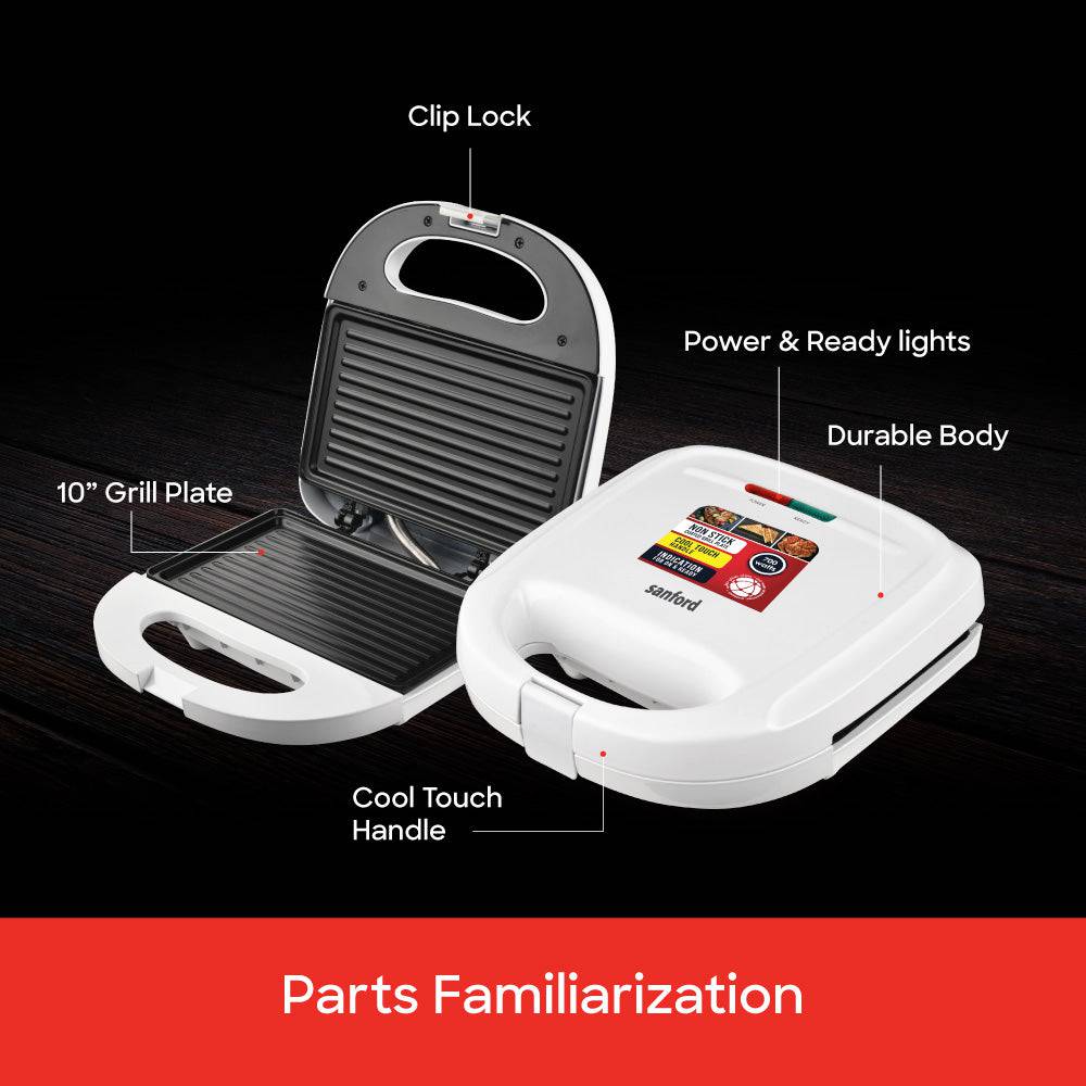 Sanford Grill Sandwich Toaster | SF5731GT - SANFORD MIDDLE EAST DWC L.L.C