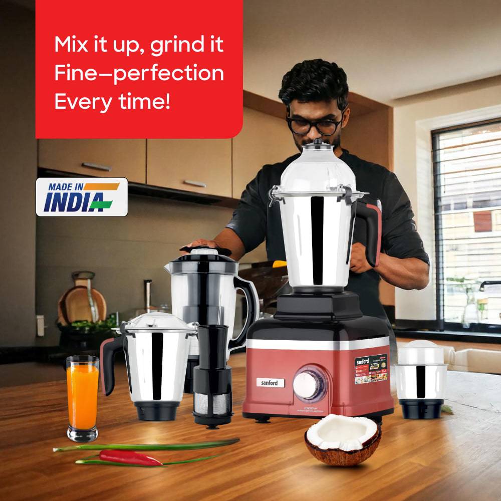 Sanford 5 in 1 Multifunctional Mixer Grinder With Power full 1000W Motor | SF5913GM - SANFORD MIDDLE EAST DWC L.L.C