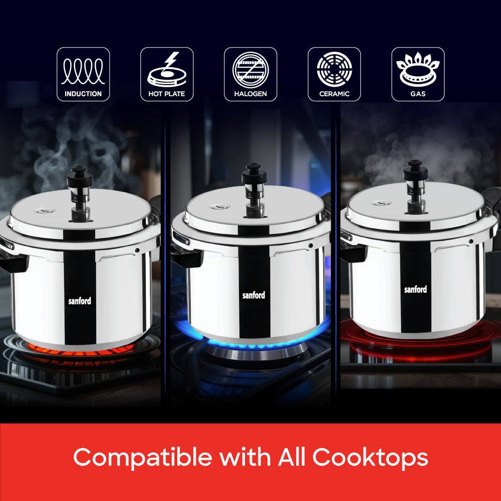 Sanford 2 Set Aluminum Pressure Cooker Combo 3.0L & 5.0L | SF3272PCC - SANFORD MIDDLE EAST DWC L.L.C