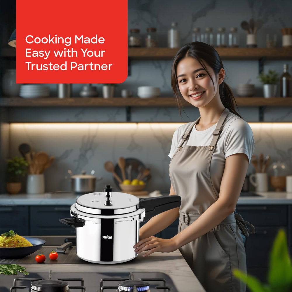 Sanford Aluminum Pressure Cooker 5.0L | SF3253PC - SANFORD MIDDLE EAST DWC L.L.C