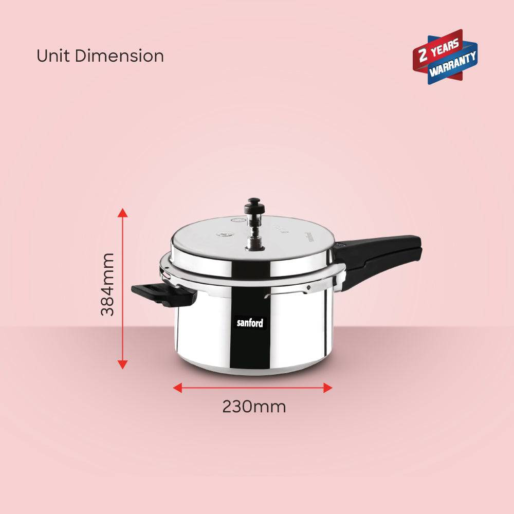 Sanford Aluminum Pressure Cooker 7.5L | SF3254PC - SANFORD MIDDLE EAST DWC L.L.C
