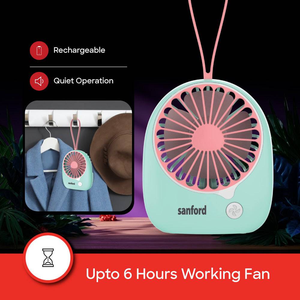 Sanford Rechargeable Mini Fan | SF6653MFN - SANFORD MIDDLE EAST DWC L.L.C