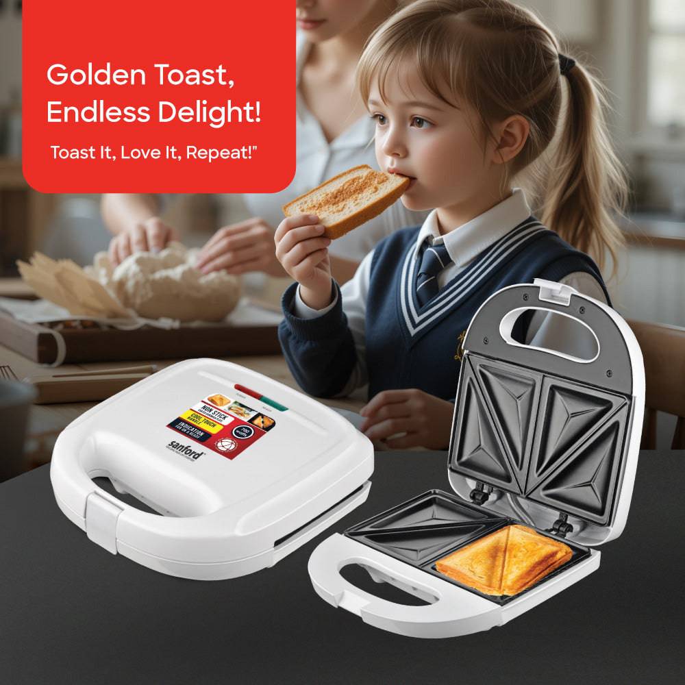 Sanford 2-Slice Sandwich Toaster | SF5721ST - SANFORD MIDDLE EAST DWC L.L.C