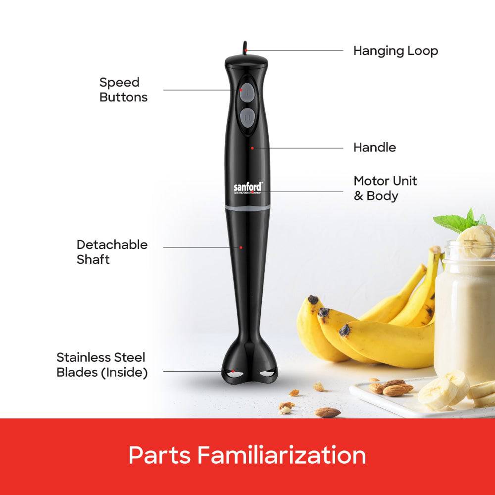 Sanford Multi functional Hand Blender | SF5506SB - SANFORD MIDDLE EAST DWC L.L.C