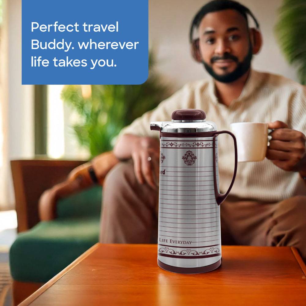 Sanford 1.3L  Double Glass Liner Vacuum Flask | SF1687VF- - SANFORD MIDDLE EAST DWC L.L.C