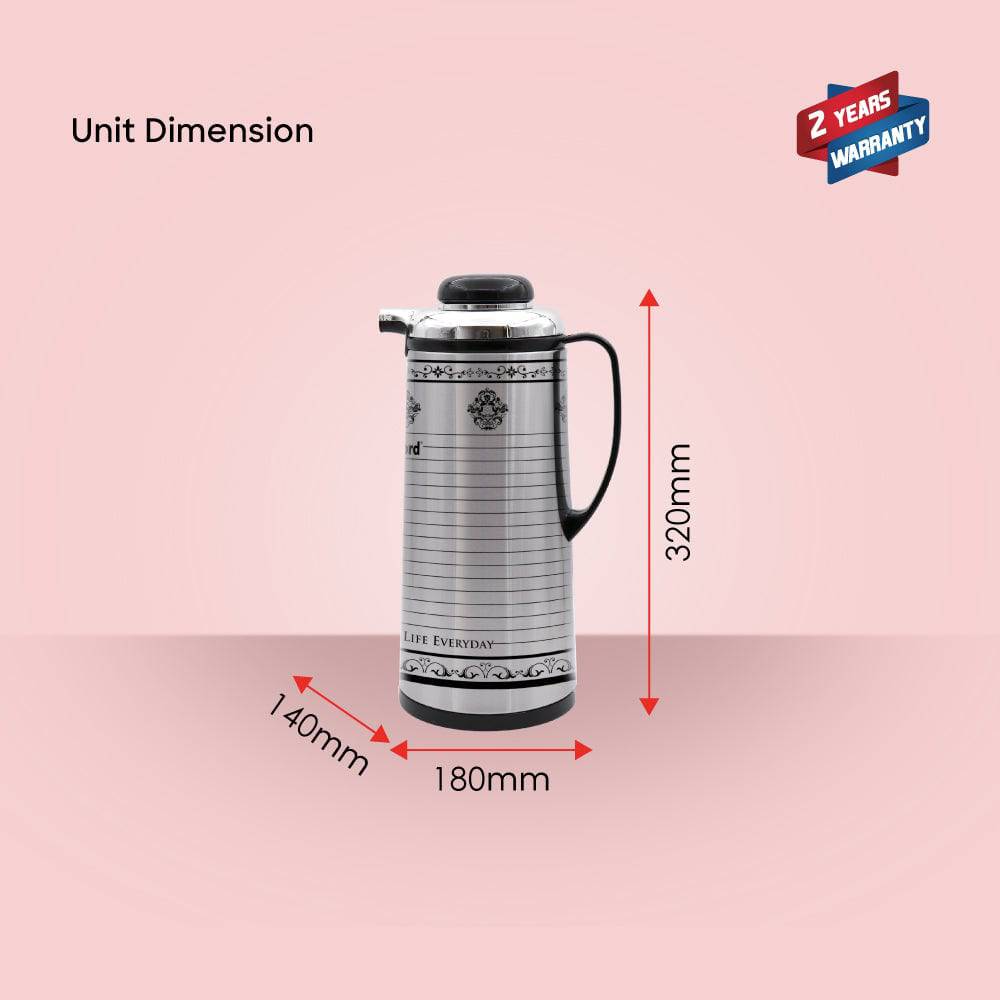 Sanford 1.6L Double Glass Liner Vacuum Flask | SF1688VF - SANFORD MIDDLE EAST DWC L.L.C